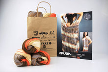Load image into Gallery viewer, EYB-Kit Summer Fun Ruana in Aruba