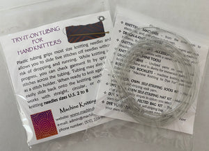 Try-It-On-Tubing for Hand Knitters