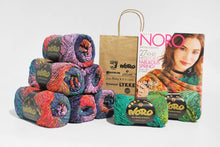 Load image into Gallery viewer, Noro-Kit Square in a Square Blanket in Kagayaki