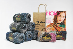 Noro-Kit Square in a Square Blanket in Kagayaki