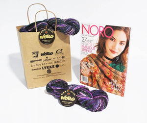 Noro-Kit Semicircle Shawl in Nishiki