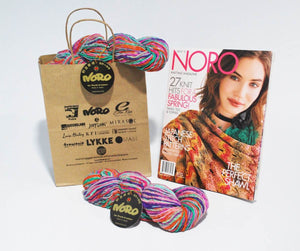 Noro-Kit Semicircle Shawl in Nishiki