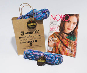 Noro-Kit Semicircle Shawl in Nishiki