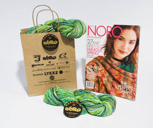 Noro-Kit Semicircle Shawl in Nishiki
