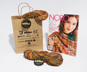 Noro-Kit Semicircle Shawl in Nishiki