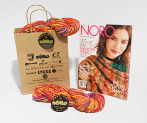 Noro-Kit Semicircle Shawl in Nishiki