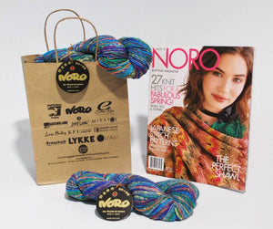 Noro-Kit Semicircle Shawl in Nishiki