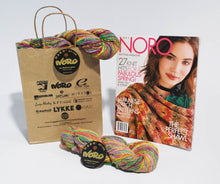 Load image into Gallery viewer, Noro-Kit Semicircle Shawl in Nishiki