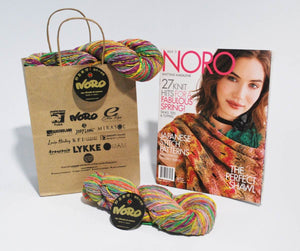 Noro-Kit Semicircle Shawl in Nishiki