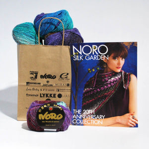 Noro-Kit Hyacinth Stitch Shawl in Silk Garden Lite