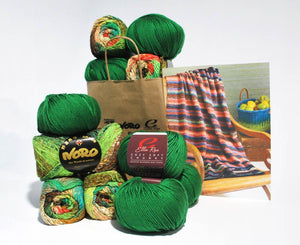 Noro-Kit Woven Stitch Blanket in Taiyo/Cozy Soft Chunky