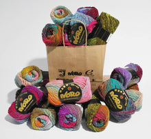 Load image into Gallery viewer, Noro-Kit Heart Blanket in Kureyon