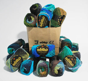 Noro-Kit Heart Blanket in Kureyon