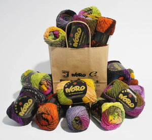 Noro-Kit Heart Blanket in Kureyon