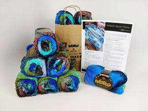 Noro-Kit Perfectly Square Throw in Taiyo