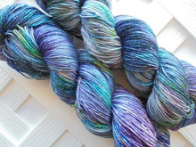 Load image into Gallery viewer, Purple Lamb: Sparkly Merino Sock