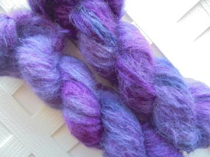 Purple Lamb: Alpaca Lace Cloud